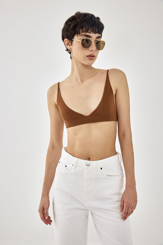 Cozy Triangle Bralette - Dé Rococo
