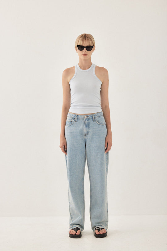 Racerback Ribbed Top - Dé Rococo