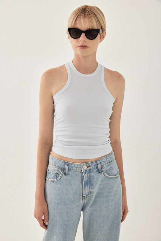 Racerback Ribbed Top - Dé Rococo