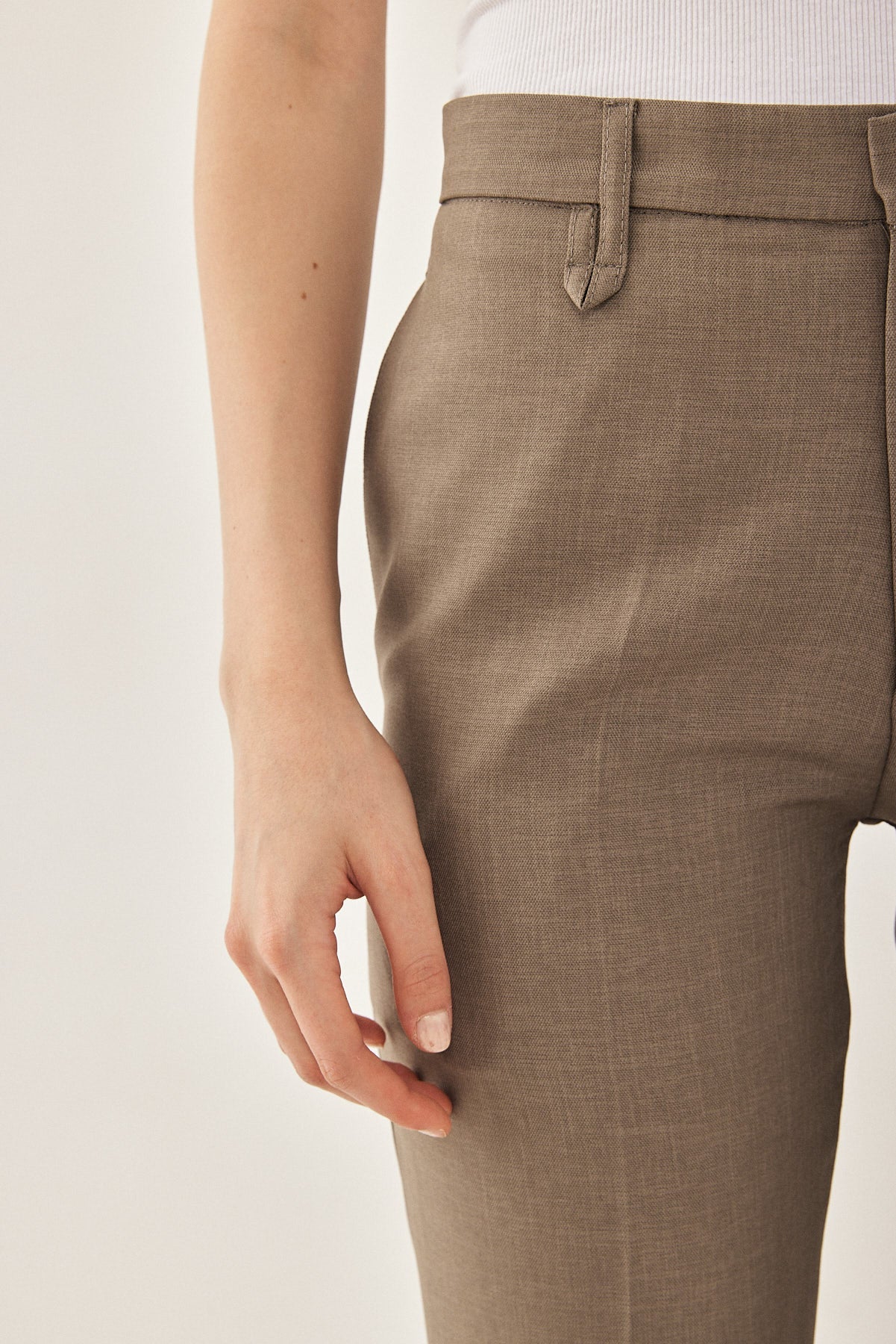 Mid Rise Slim Daddy Pants - Dé Rococo