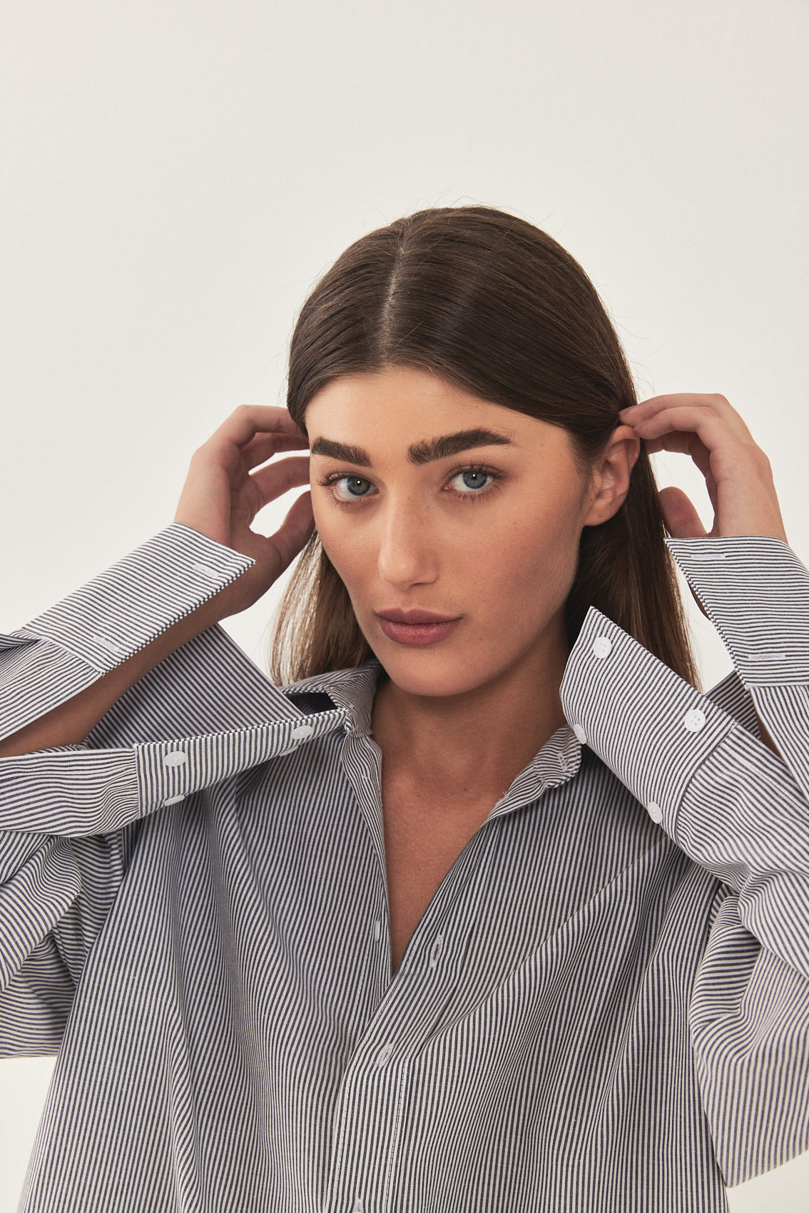 Cotton Button Down Mini Dress - Dé Rococo