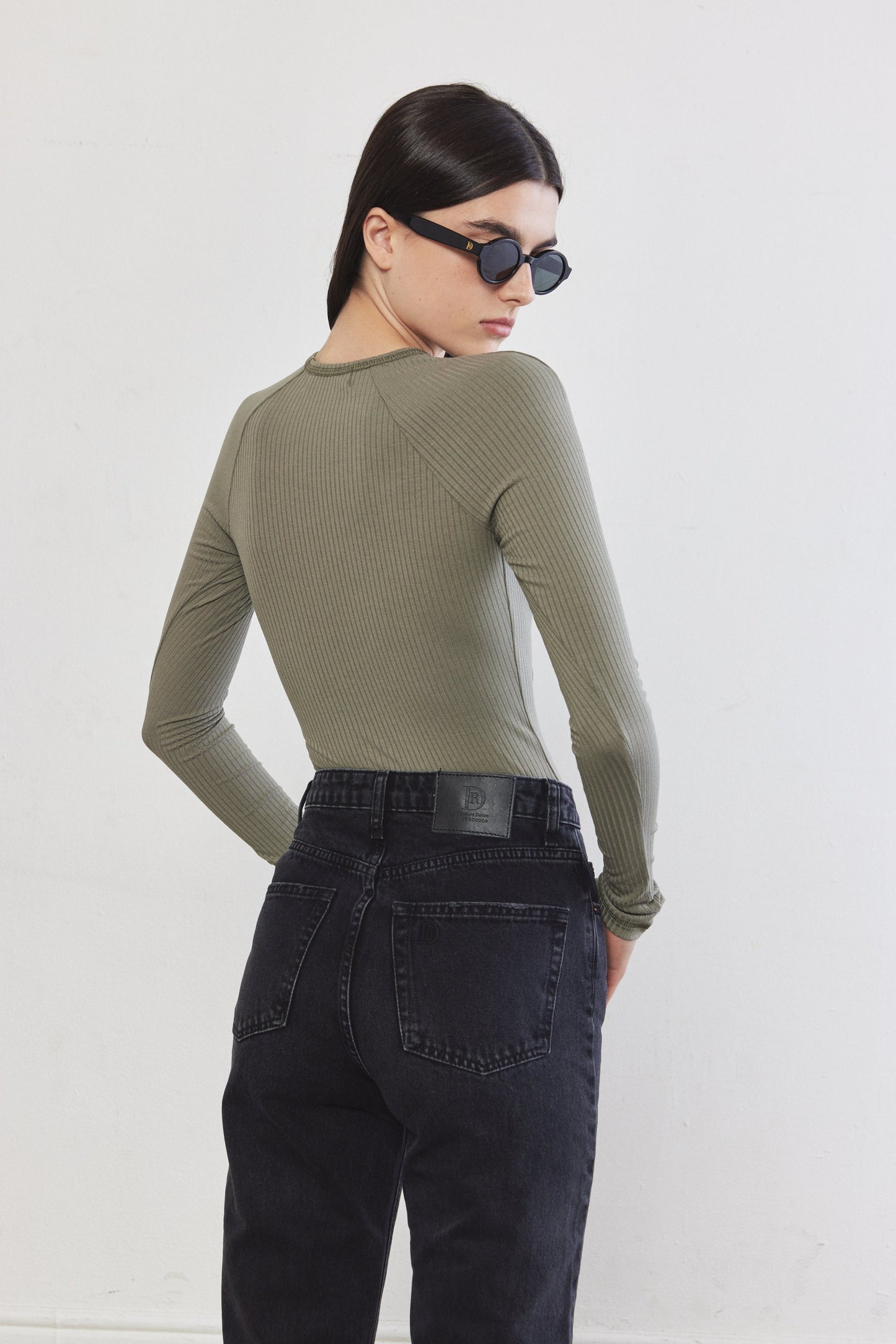 Princess Cut Flat-Lock Ribbed Top - Dé Rococo