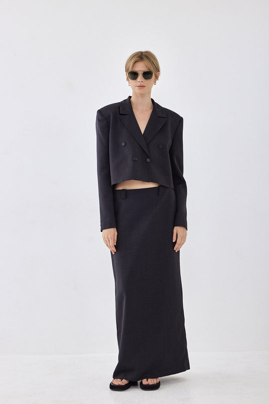 Cropped Daddy Blazer - Dé Rococo