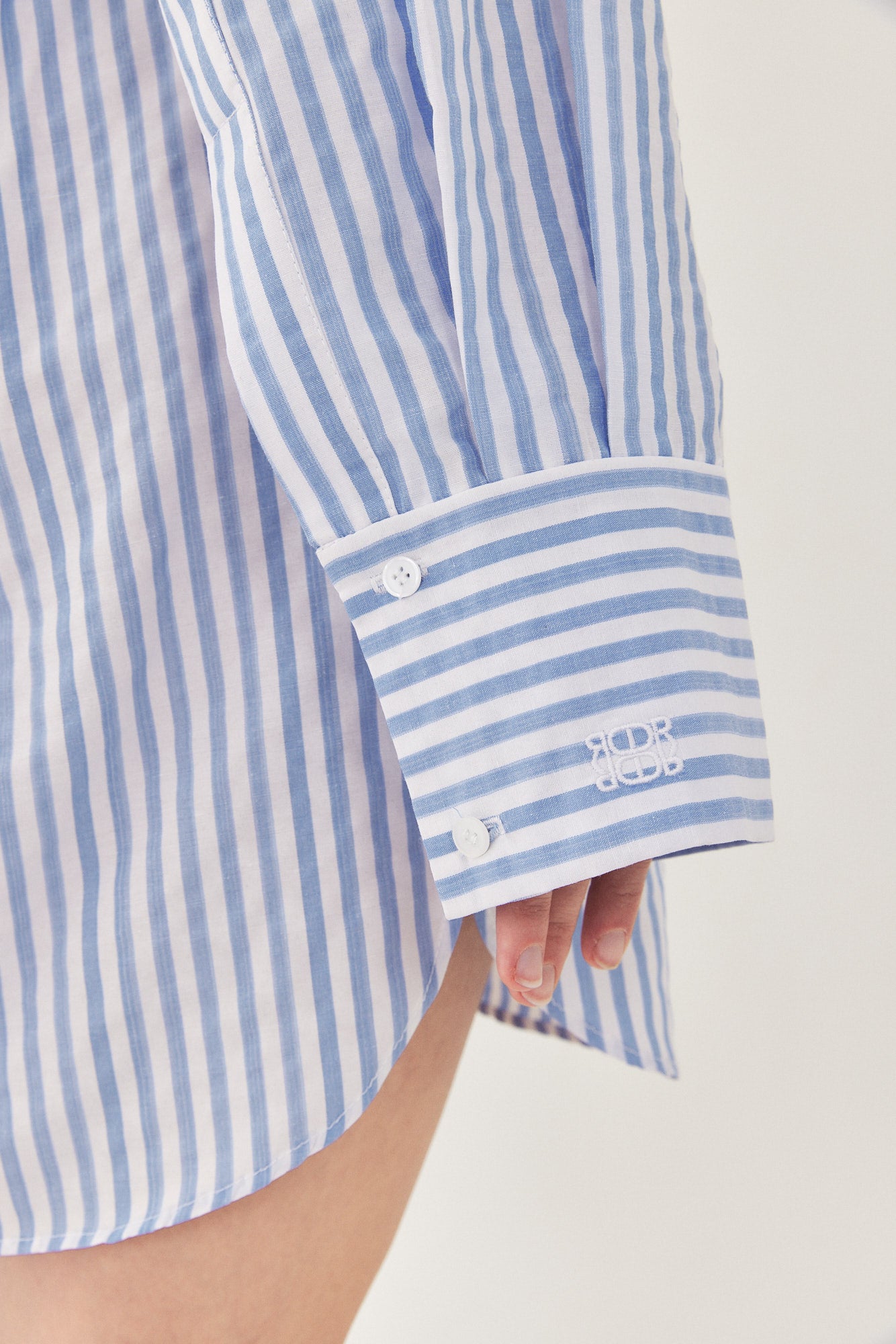 Cotton Button Down Mini Dress - Dé Rococo