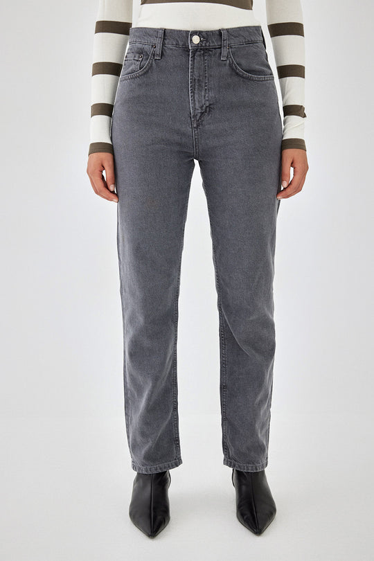 No.9| High Waist Straight Cropped Denim - Dé Rococo