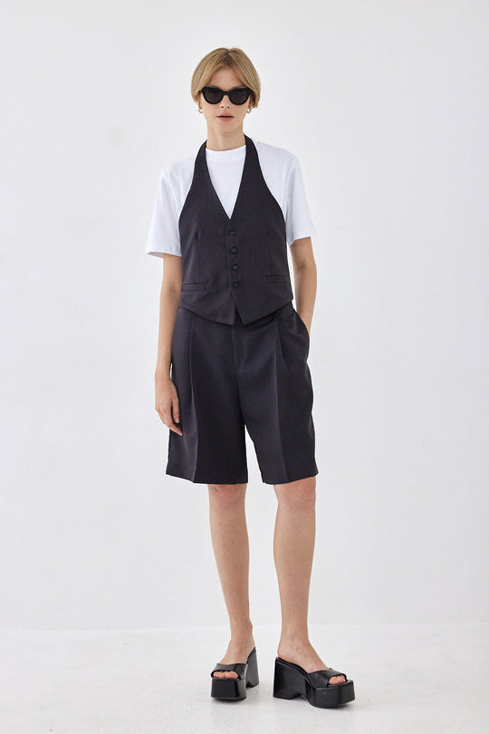 Open Back Daddy Vest - Dé Rococo