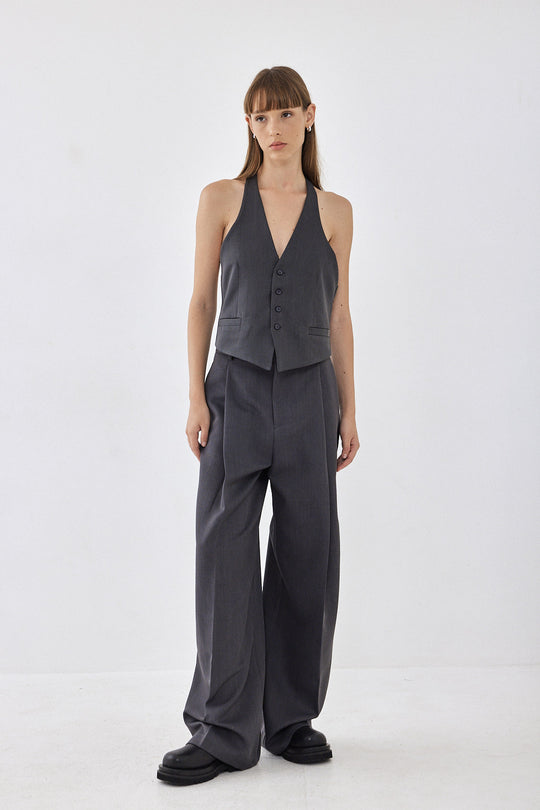 Open Back Daddy Vest - Dé Rococo