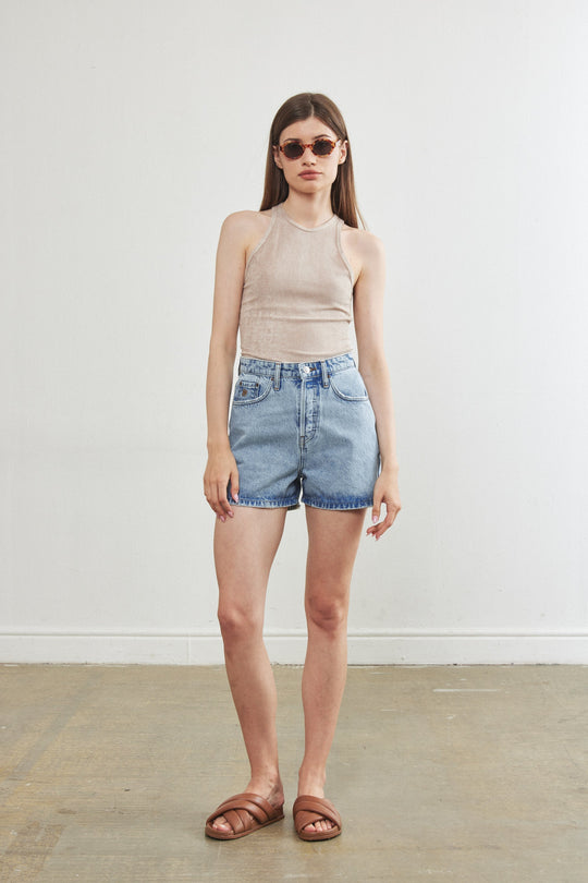 Terry Towel Halter Top - Dé Rococo