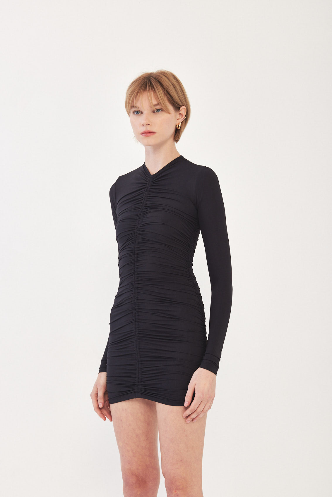 Gathered Mini Dress - Dé Rococo