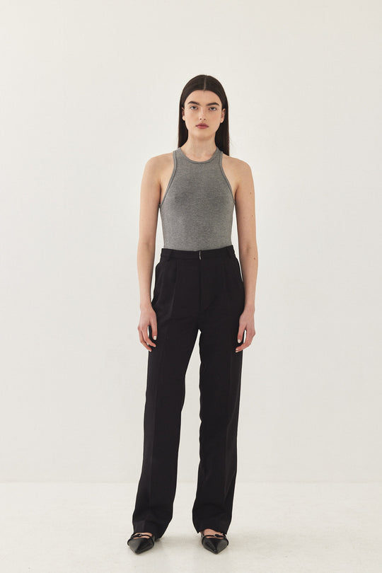 Open Back Ribbed Bodysuit - Dé Rococo