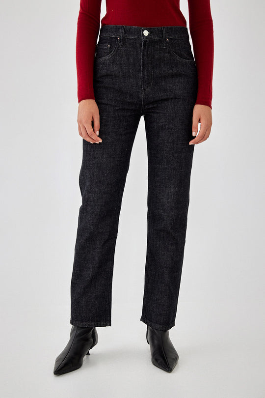 No.9| High Waist Straight Cropped Denim - Dé Rococo