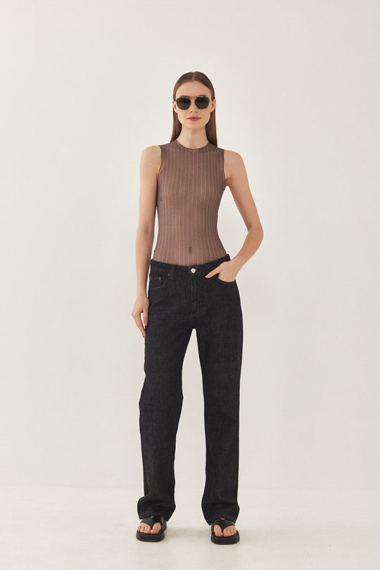 DR Logo Mesh Muscle T - Dé Rococo