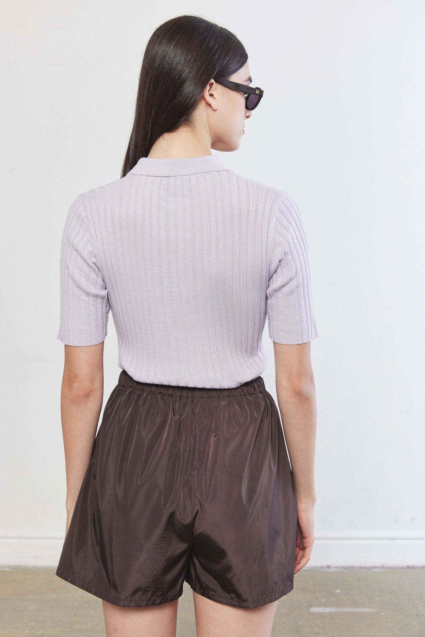 Knitted Short Sleeve Polo