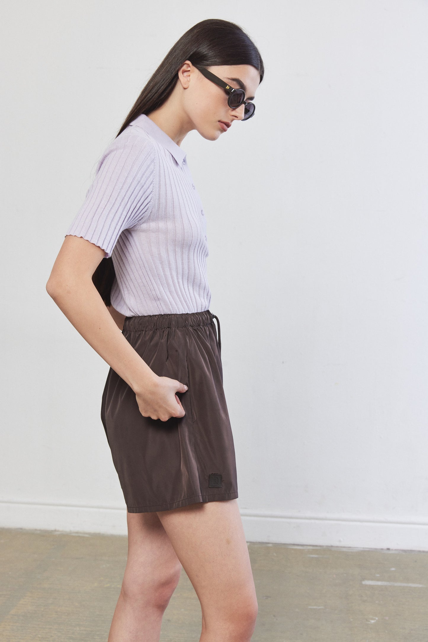 Knitted Short Sleeve Polo