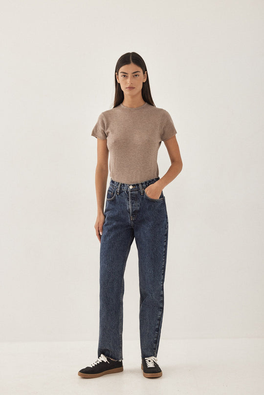 Knitted Crewneck T Shirt - Dé Rococo