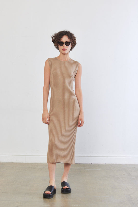 Knitted Muscle T Dress - Dé Rococo