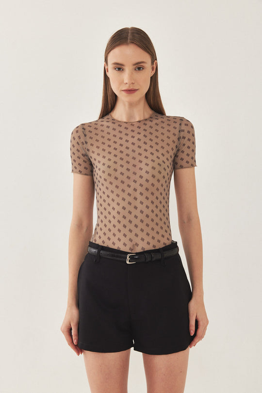 DR Logo Mesh T Shirt - Dé Rococo