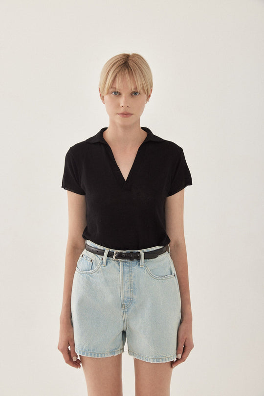 Knitted Polo T Shirt - Dé Rococo