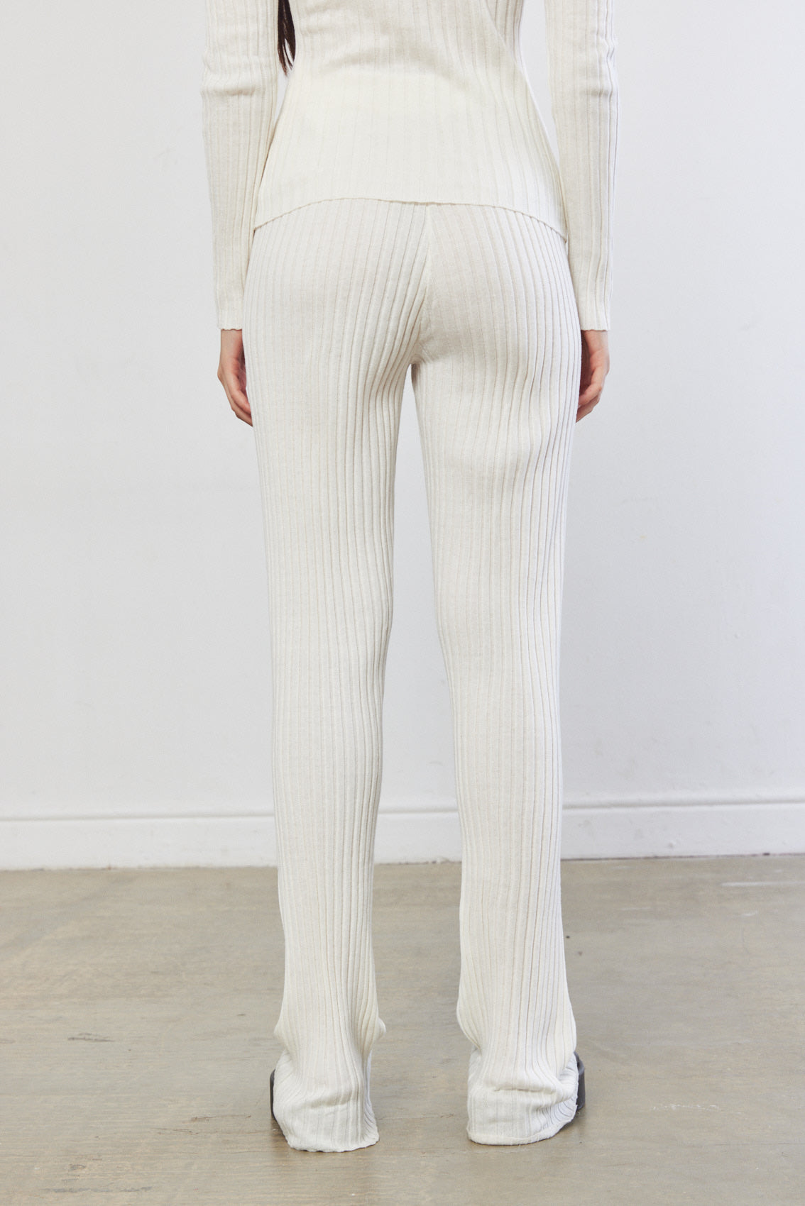 Knitted Straight Pants - Dé Rococo