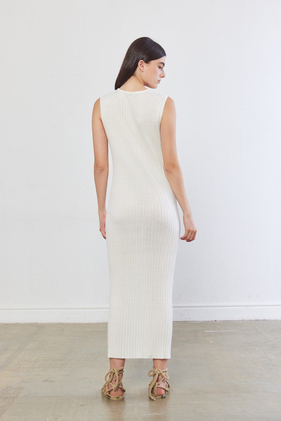 Knitted Muscle T Dress - Dé Rococo