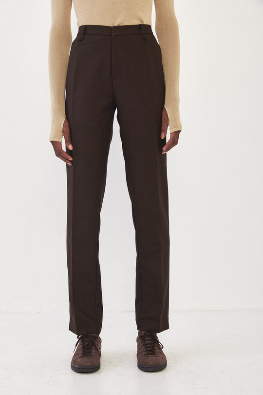 Mid Rise Slim Daddy Pants - Dé Rococo