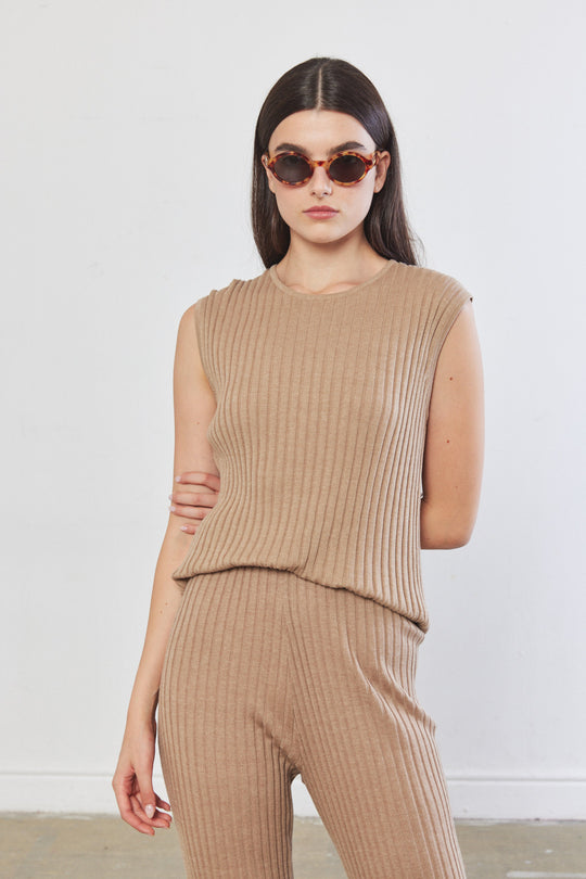 Knitted Muscle T