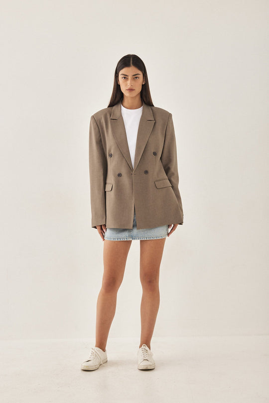 Fitted Waist Daddy Blazer - Dé Rococo