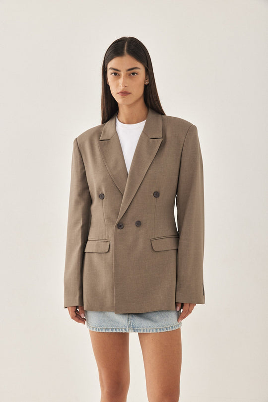 Fitted Waist Daddy Blazer - Dé Rococo