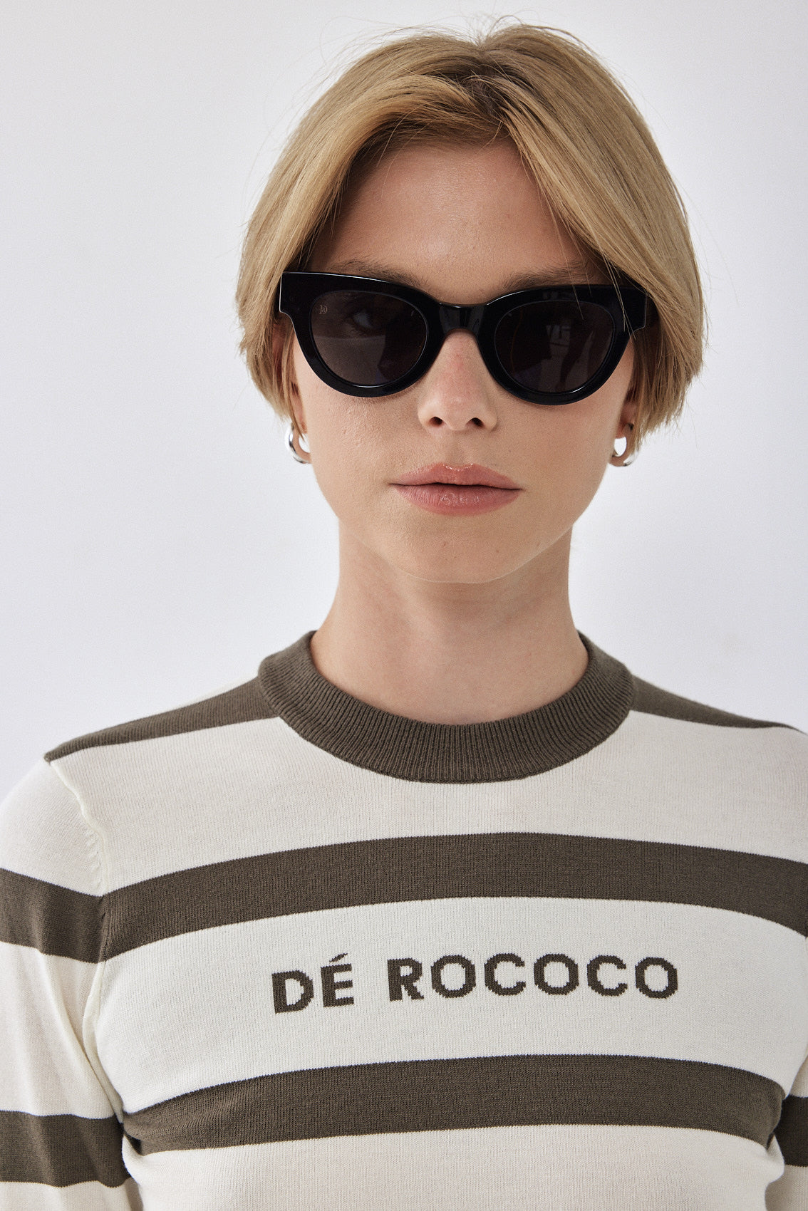 Lightweight Knitted Striped Top - Dé Rococo