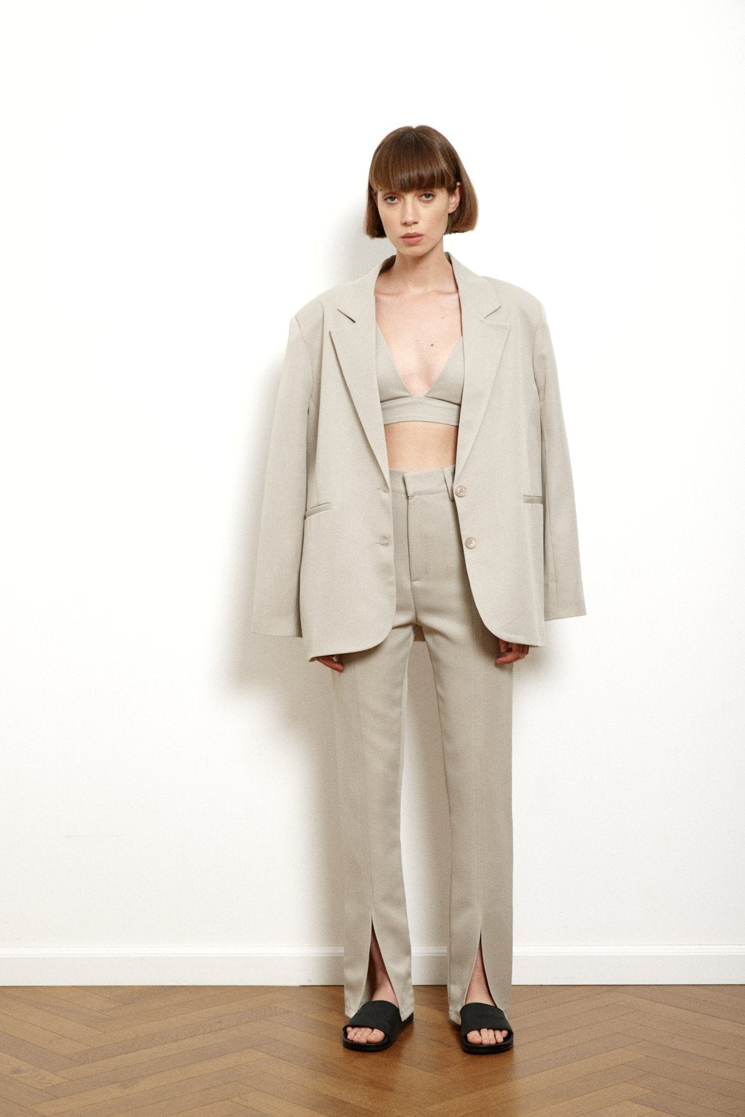 Tailored Daddy Bralette Top - Dé Rococo