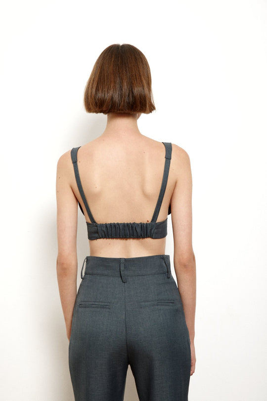 Tailored Daddy Bralette Top - Dé Rococo