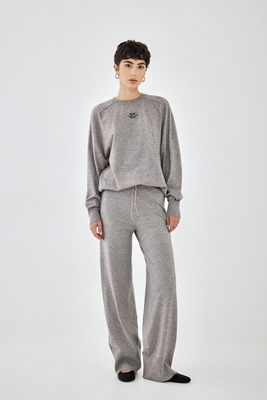Thin Knitted Crewneck Top - Dé Rococo