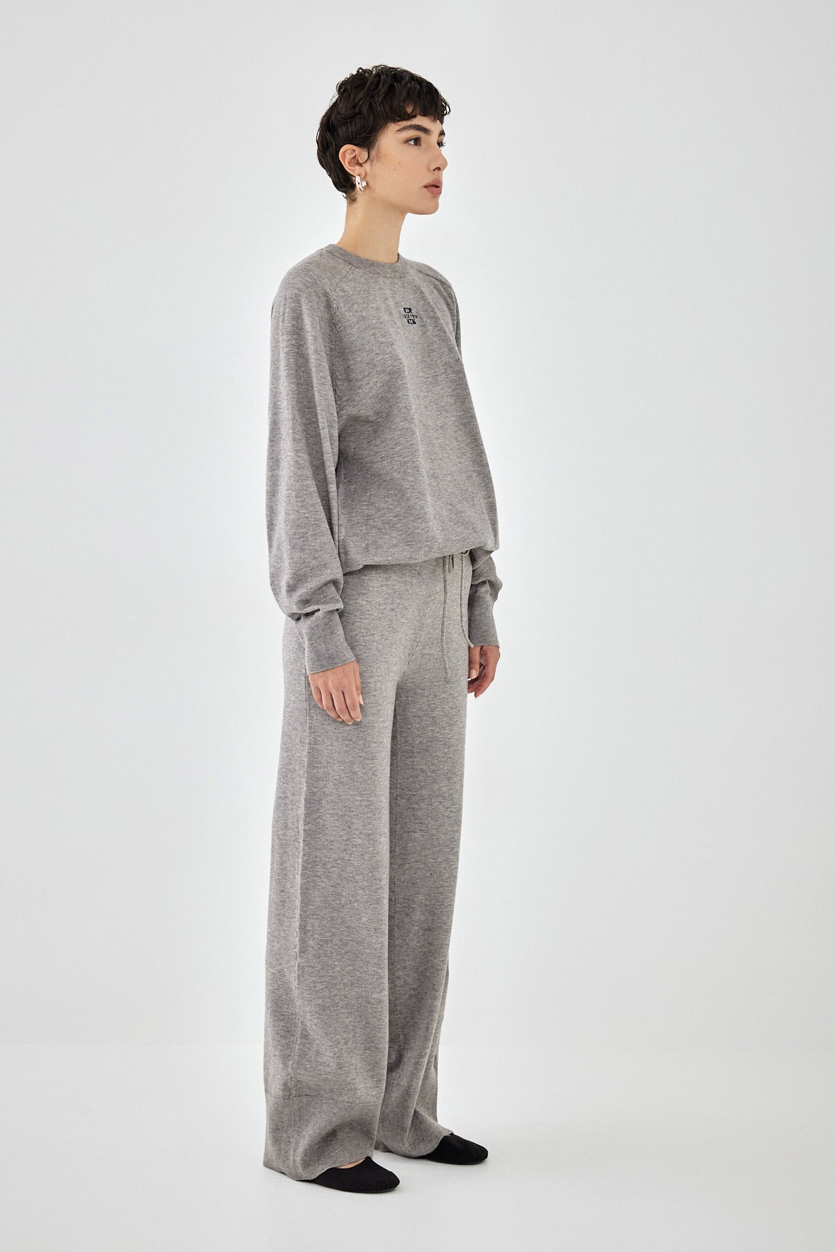 Thin Knitted Crewneck Top - Dé Rococo