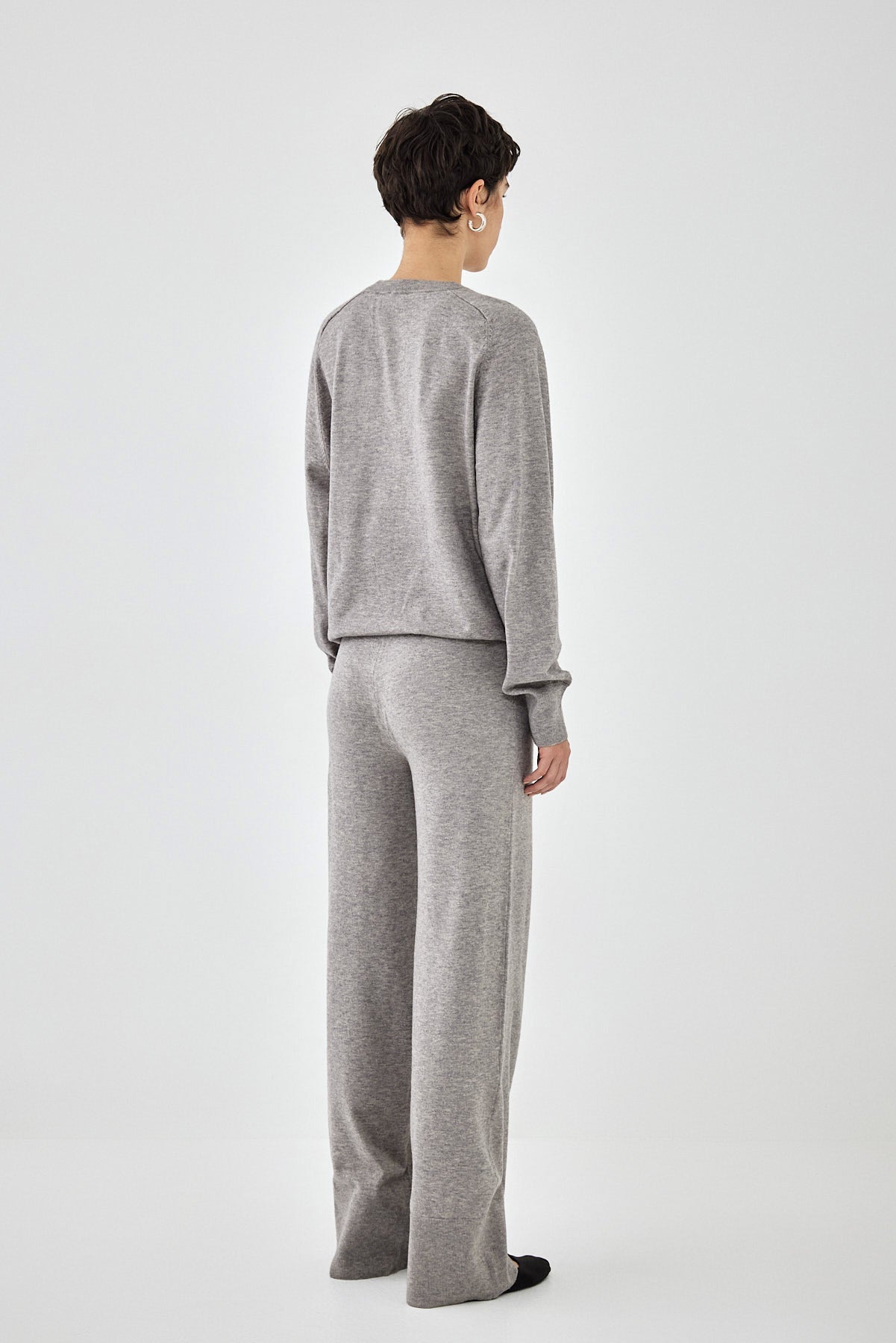 Thin Knitted Crewneck Top - Dé Rococo