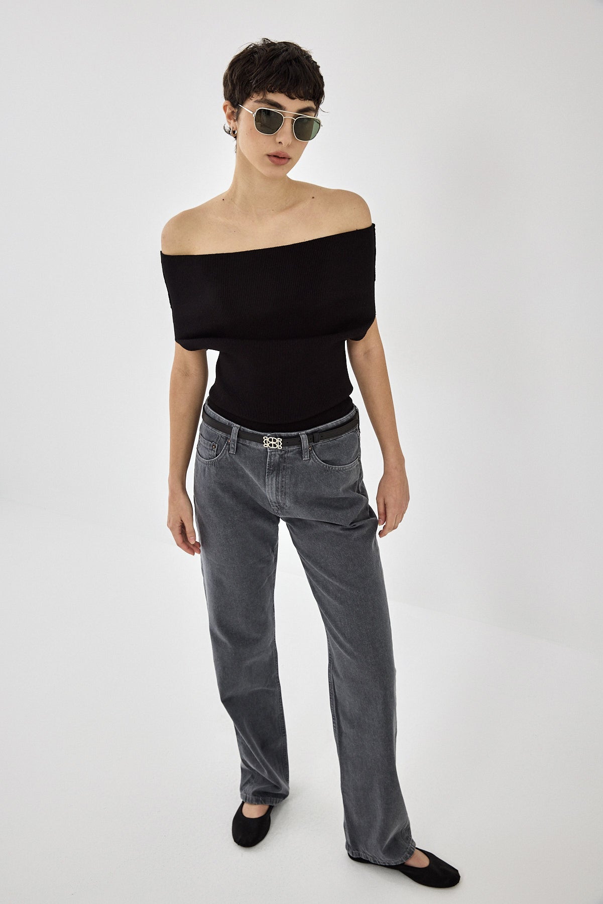 Sleeveless Tight Ribbed Folded Top - Dé Rococo