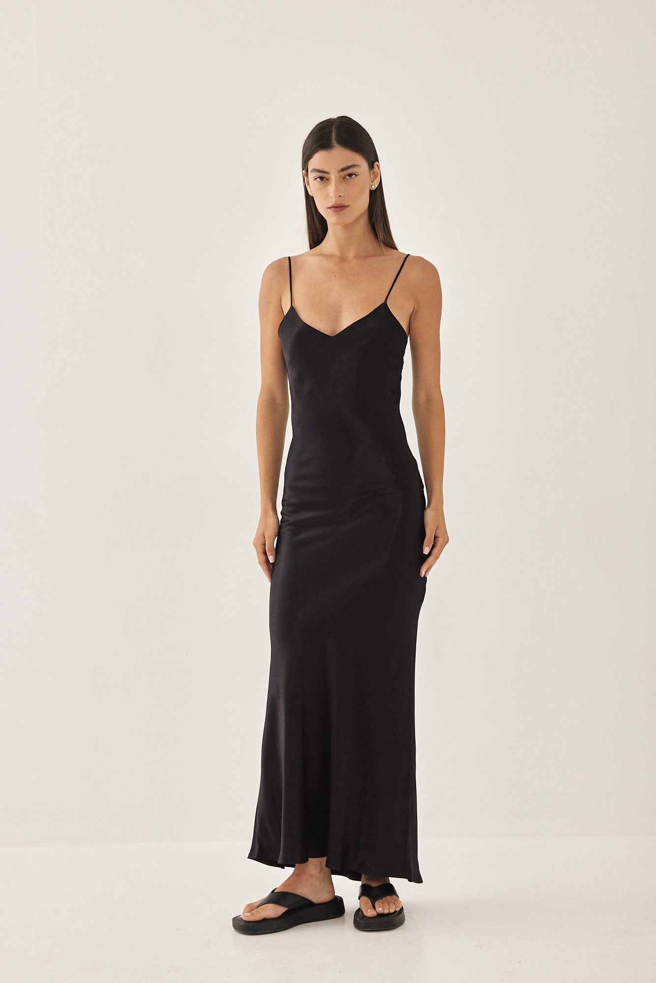 Satin Slip Dress - Dé Rococo