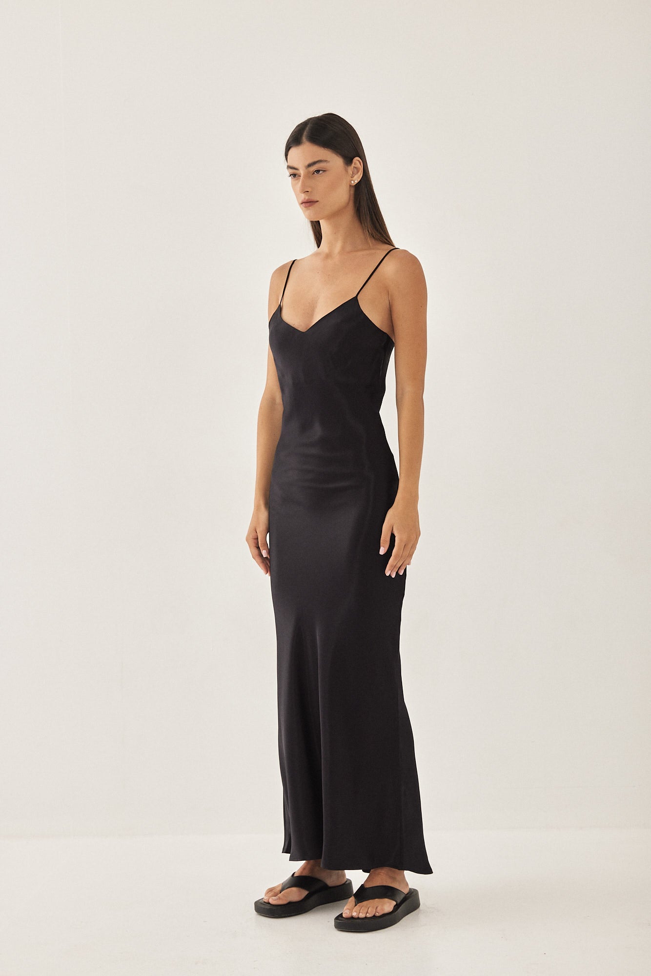 Satin Slip Dress - Dé Rococo