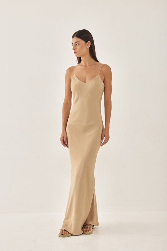 Satin Slip Dress - Dé Rococo
