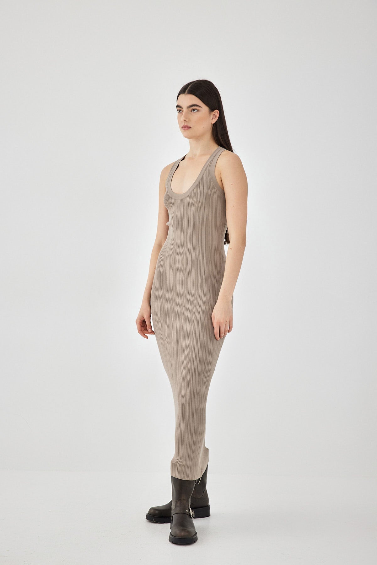 Ribbed Tight Knit Dress - Dé Rococo