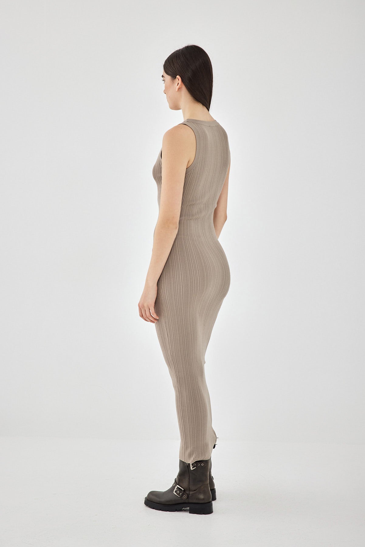 Ribbed Tight Knit Dress - Dé Rococo