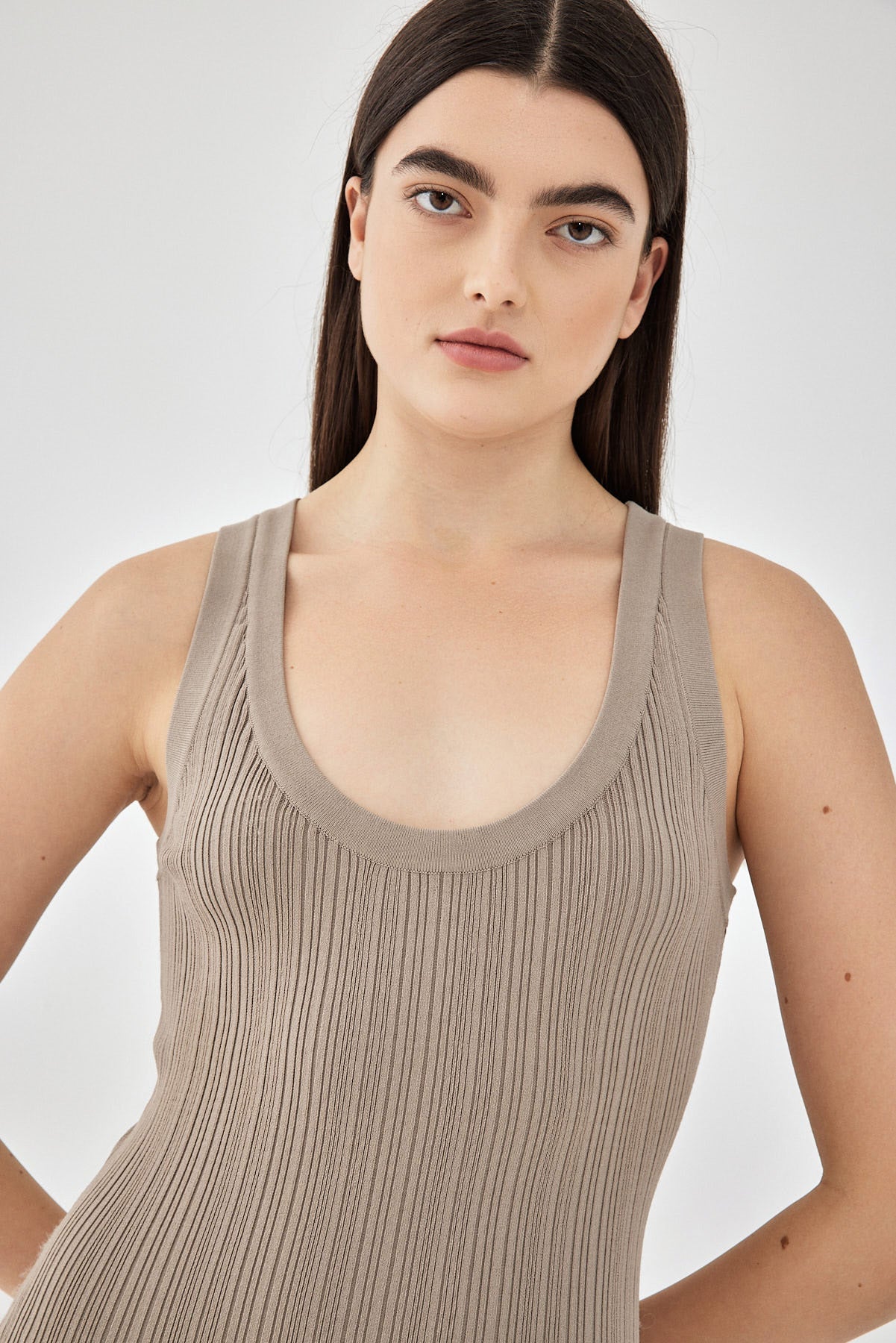 Ribbed Tight Knit Dress - Dé Rococo