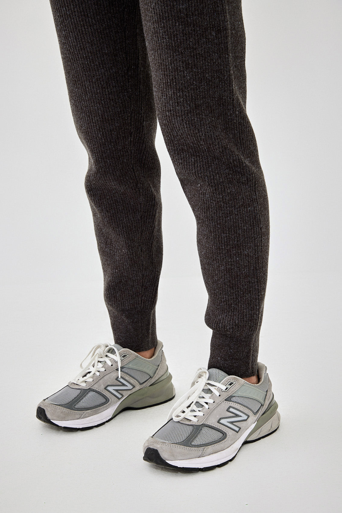 Knitted Ribbed Jogger - Dé Rococo