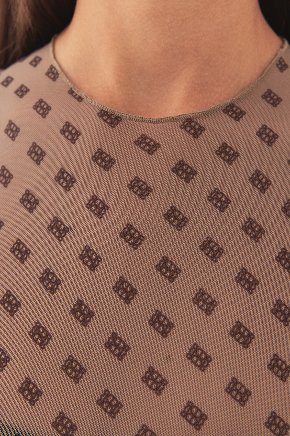 DR Logo Mesh Muscle T Dress - Dé Rococo