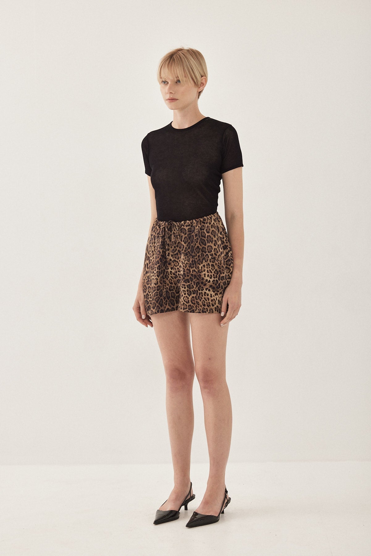 Satin Drawstring Shorts - Dé Rococo