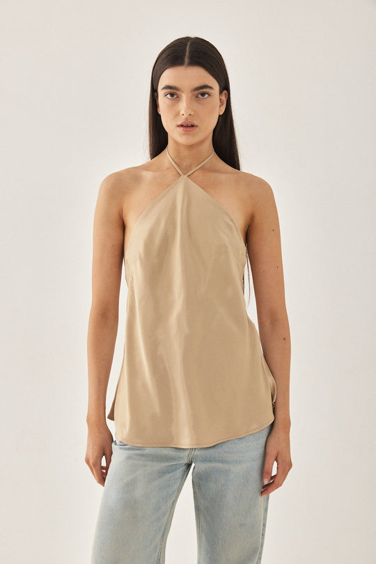 Satin Crossover Cami - Dé Rococo