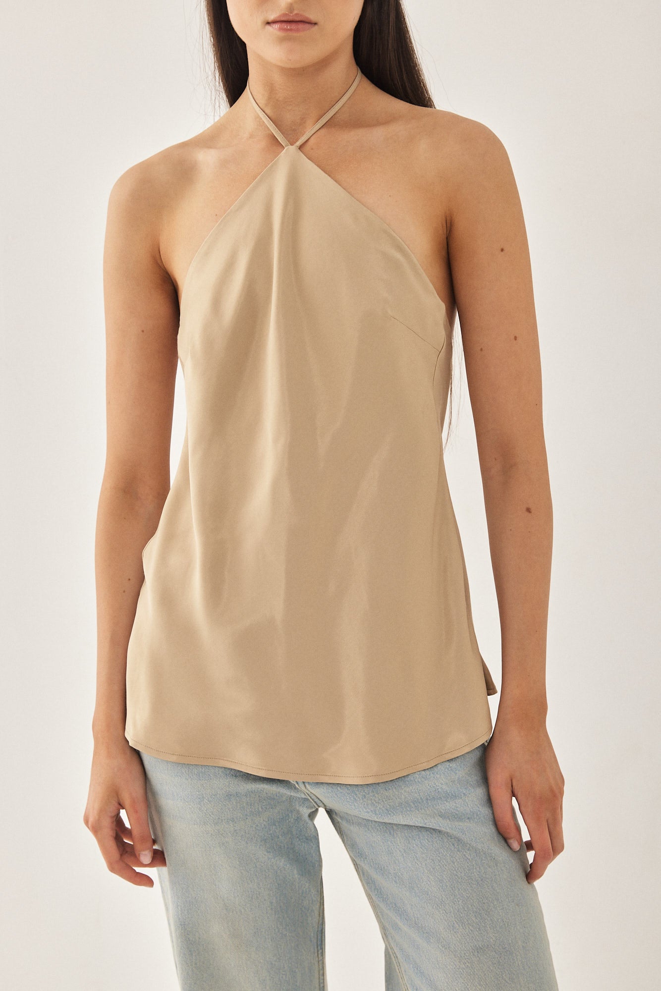 Satin Crossover Cami - Dé Rococo