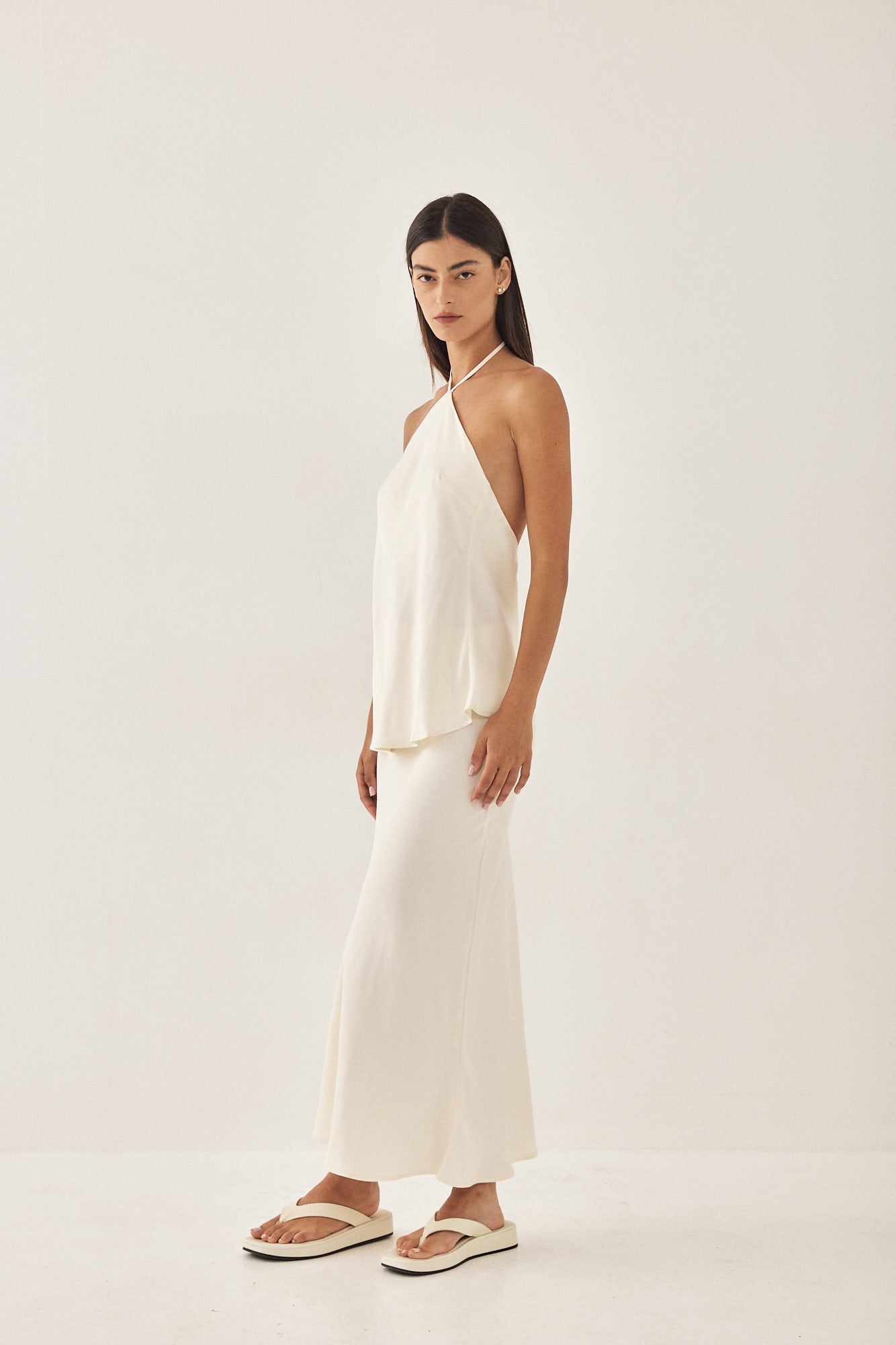 Satin Slip Skirt - Dé Rococo