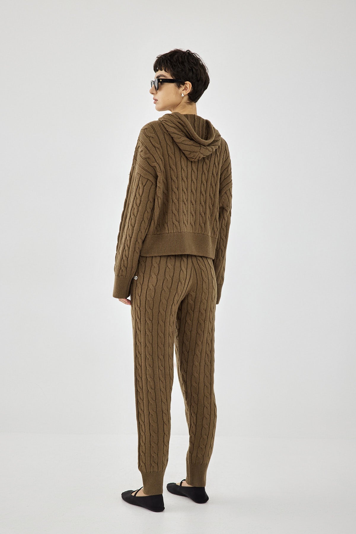 Cable-Knit Zipped Sweater - Dé Rococo