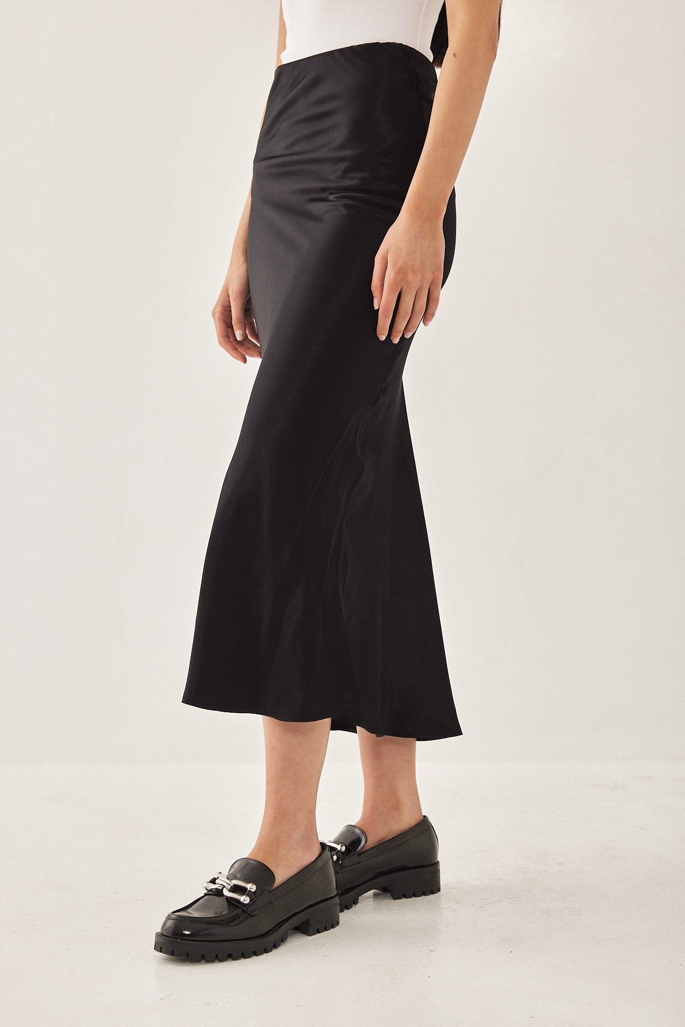 Satin Slip Skirt - Dé Rococo