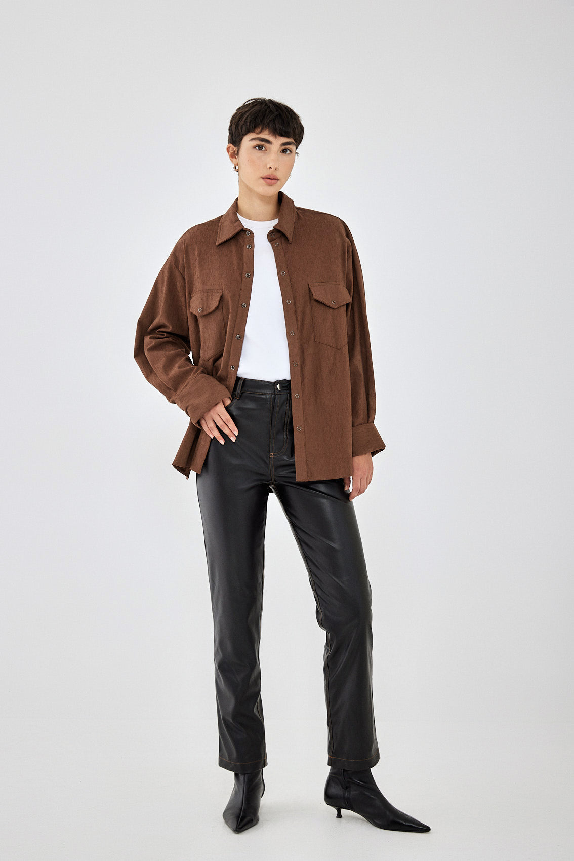 Corduroy Button Up Shirt - Dé Rococo